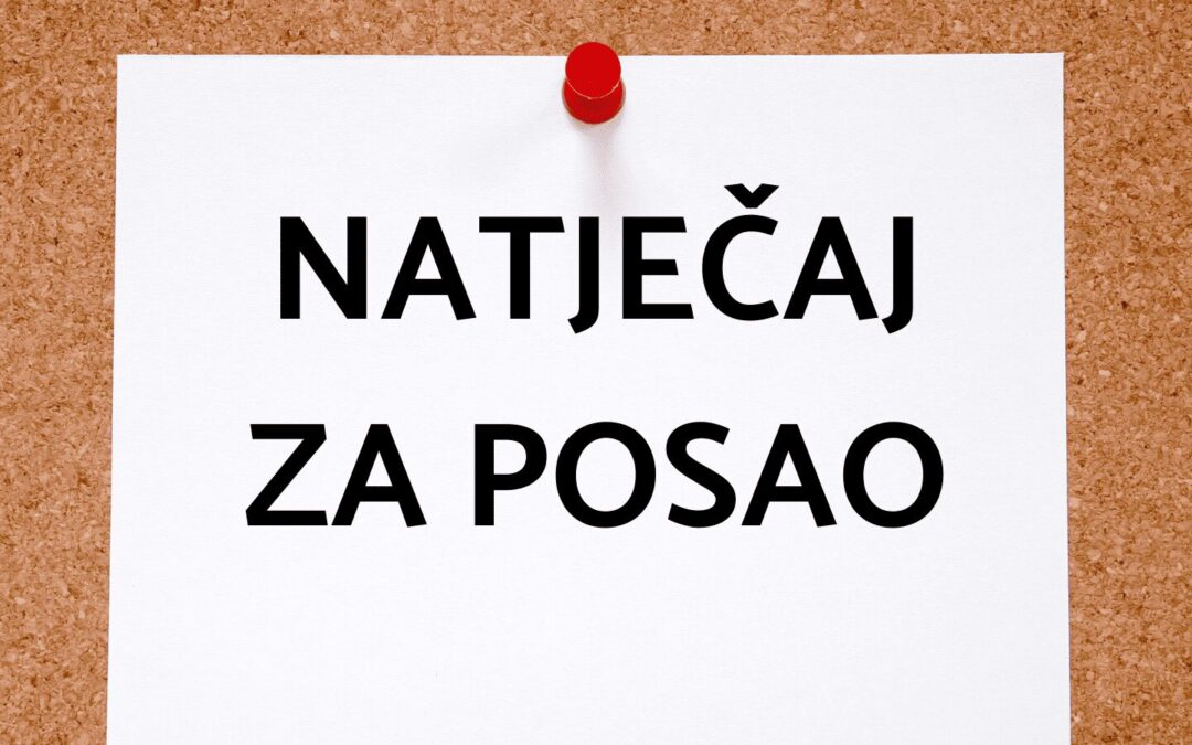Javni poziv za zapošljavanje osoba/e za obavljanje poslova pomoćnika u nastavi u Srednjoj školi jelkovec